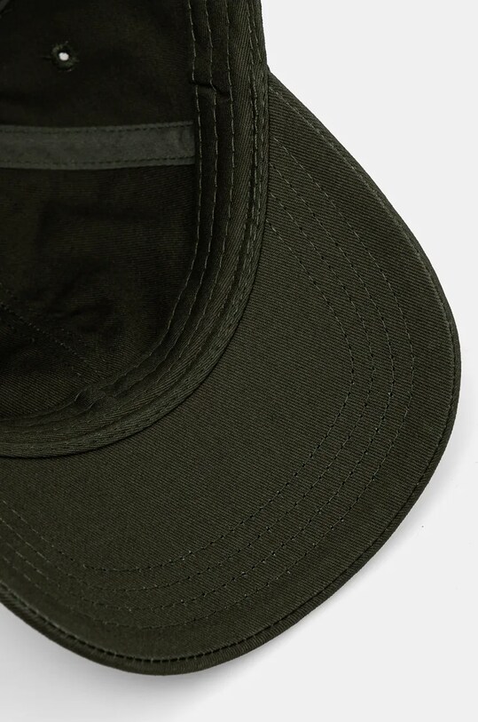 Accesorii Drôle de Monsieur șapcă de baseball din bumbac La Casquette Slogan Fleurs E.CP153.CO138.KK verde