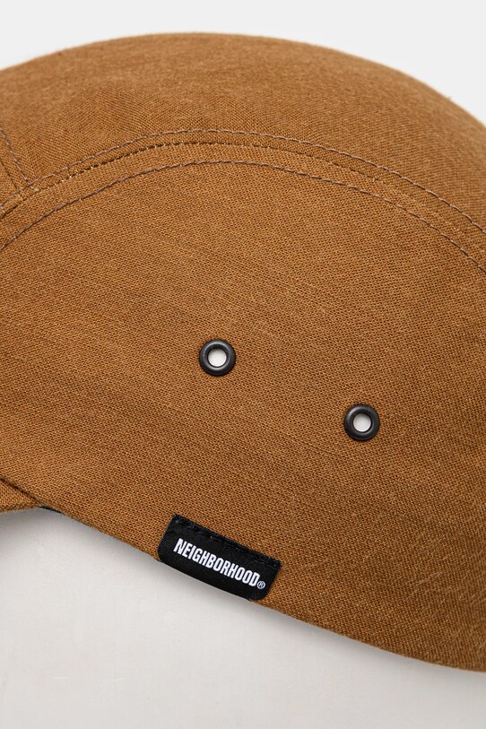 NEIGHBORHOOD cotton baseball cap Mil Jet Cap 242YGNH.HT06 brown AW24