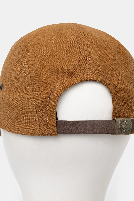 Accessories NEIGHBORHOOD cotton baseball cap Mil Jet Cap 242YGNH.HT06 brown