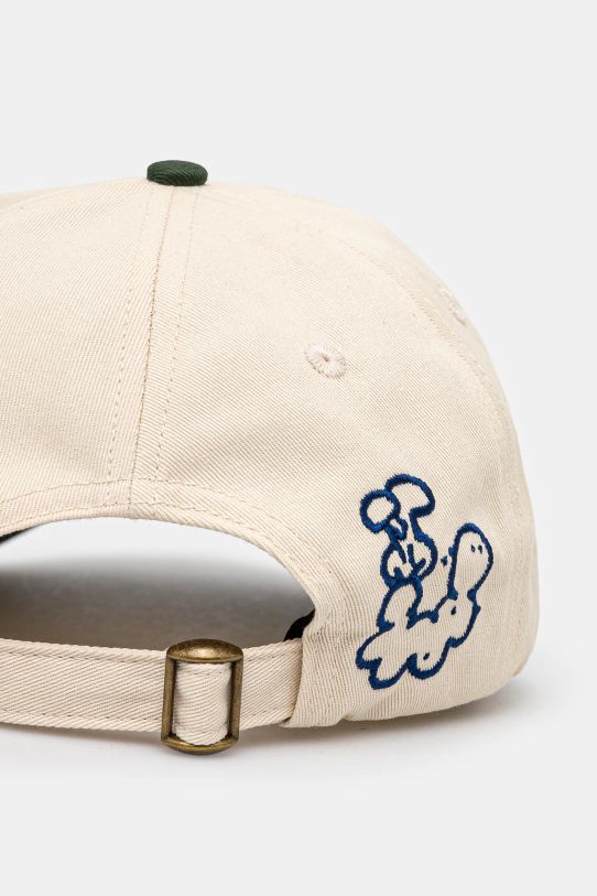 Akcesoria Butter Goods czapka z daszkiem bawełniana Bugs 6 Panel Cap BG243801 beżowy