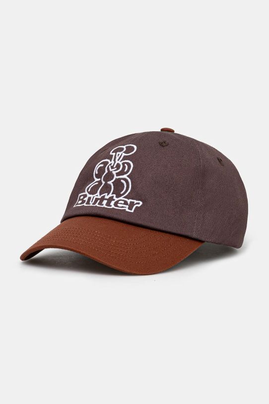Bavlněná baseballová čepice Butter Goods Bugs 6 Panel Cap bavlna fialová BG243801
