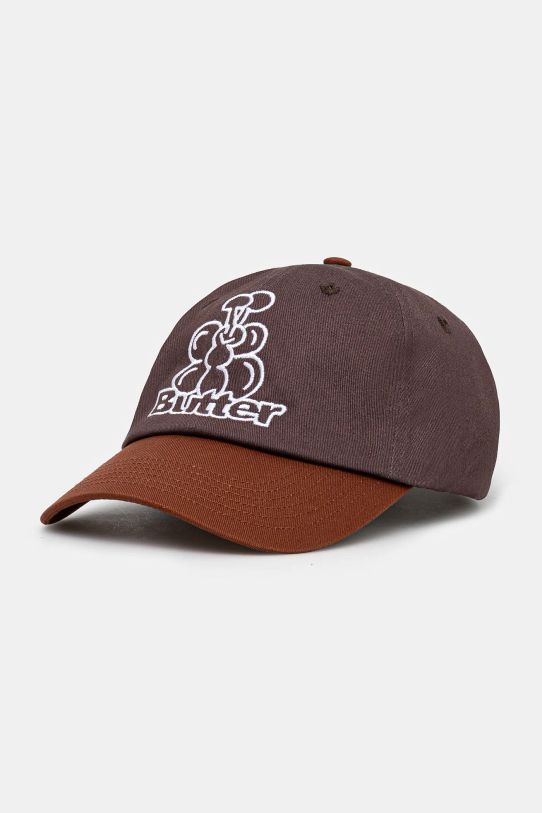 Βαμβακερό καπέλο του μπέιζμπολ Butter Goods Bugs 6 Panel Cap εφαρμογή μωβ BG243801