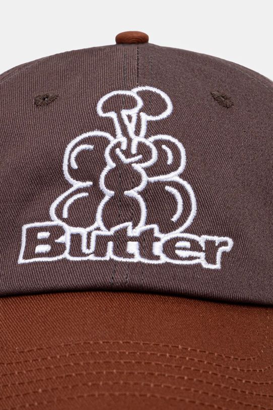 Хлопковая кепка Butter Goods Bugs 6 Panel Cap BG243801 фиолетовой AW24