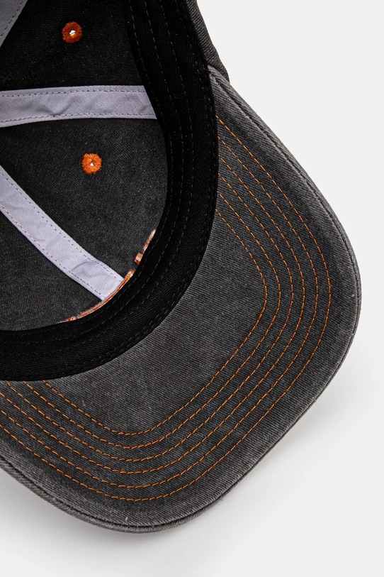 Butter Goods czapka z daszkiem jeansowa Rounded Logo 6 Panel Cap czarny BG243807