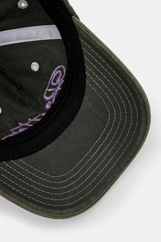 Butter Goods șapcă de baseball din bumbac Jive Pinch Front Cap verde BG243803