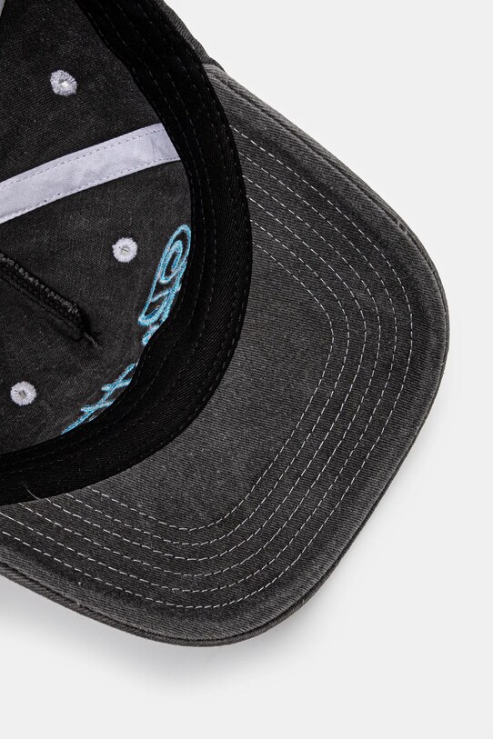 Βαμβακερό καπέλο του μπέιζμπολ Butter Goods Jive Pinch Front Cap μαύρο BG243803