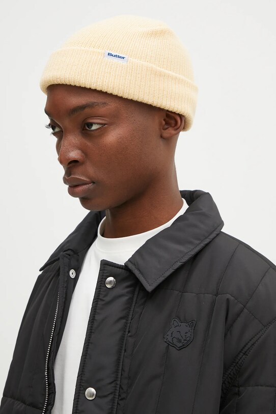 Шапка Butter Goods Wharfie Beanie BG243810 бежевий AW24