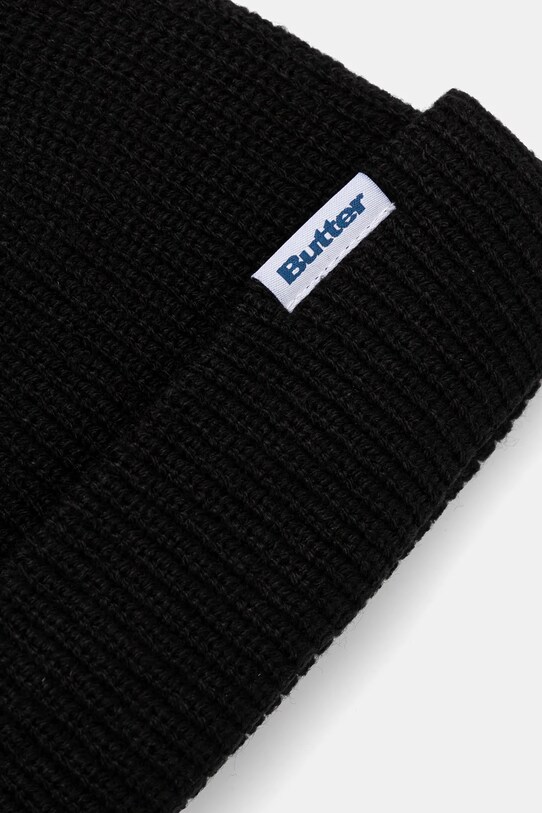 Καπέλο Butter Goods Wharfie Beanie BG243810 μαύρο AW24