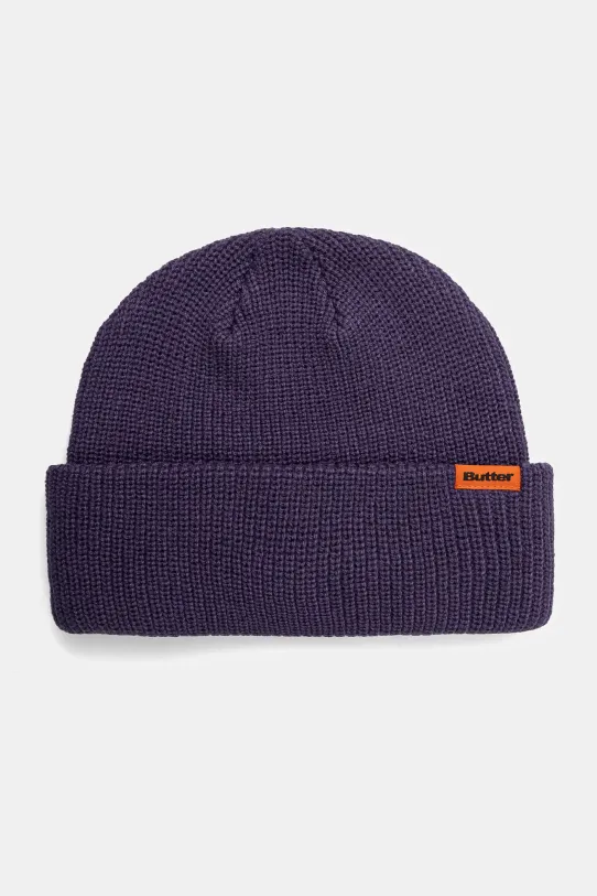 Σκούφος Butter Goods Tall Wharfie Beanie απλό μωβ BG243811