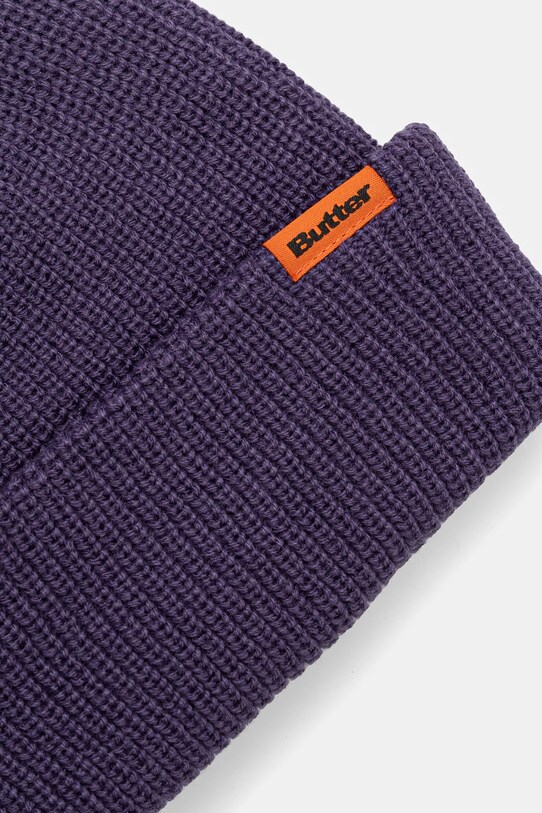 Шапка Butter Goods Tall Wharfie Beanie BG243811 фиолетовой AW24