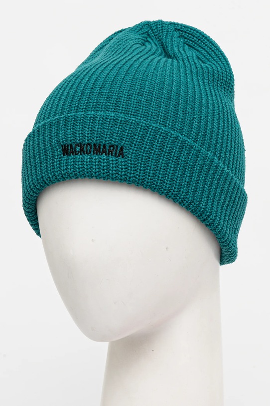 Αξεσουάρ Σκούφος Wacko Maria Knit Watch Cap 24FW.WMA.CP04 πράσινο