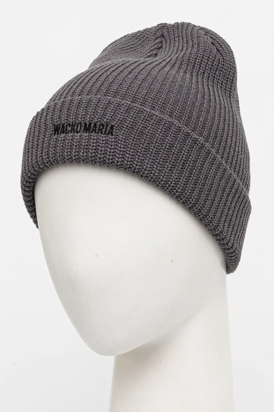 Αξεσουάρ Καπέλο Wacko Maria Knit Watch Cap 24FW.WMA.CP04 γκρί