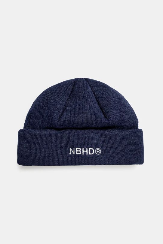 NEIGHBORHOOD berretto sovrastampa blu navy 242YGNH.HT02