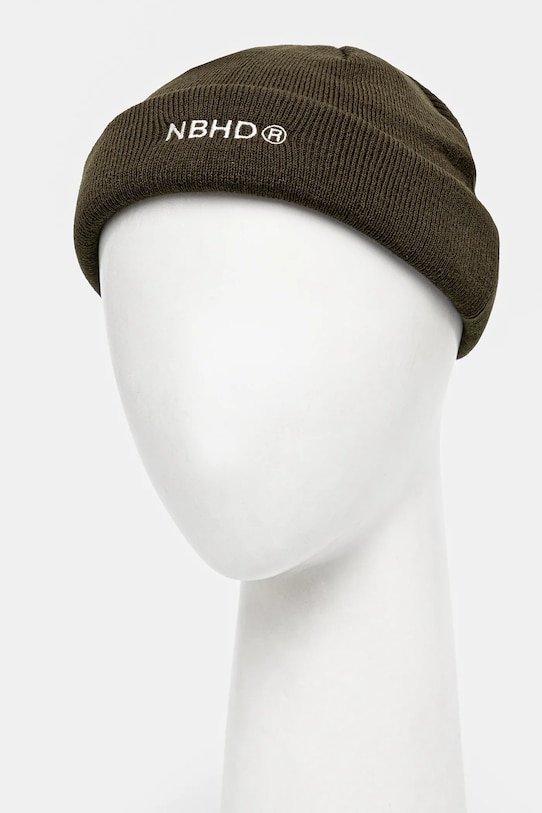 NEIGHBORHOOD czapka 242YGNH.HT02 zielony AW24