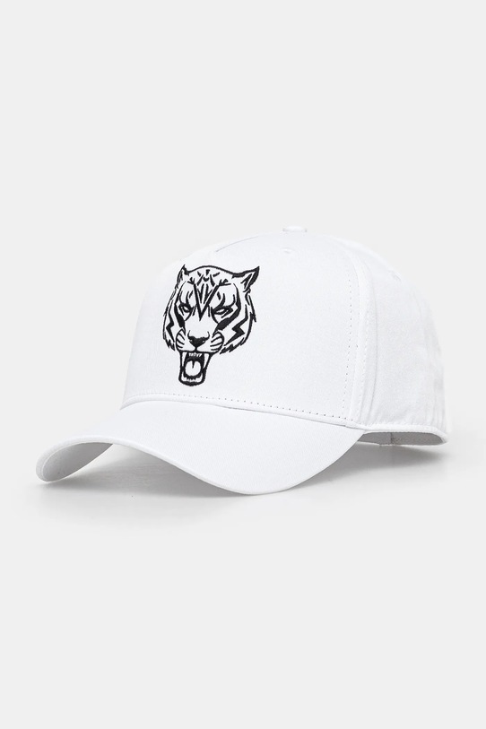 Хлопковая кепка PLEIN SPORT аппликация белый AADA.UAC0609.STE003N