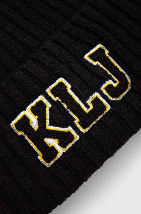 Doplňky Čepice z vlněné směsi Karl Lagerfeld Jeans 245J3474 černá