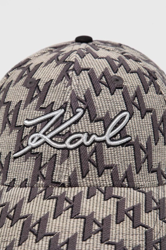 Kšiltovka Karl Lagerfeld 245W3409 šedá AW24