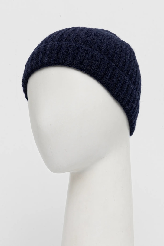 Вовняна шапка United Colors of Benetton 1302U0724 темно-синій AW25