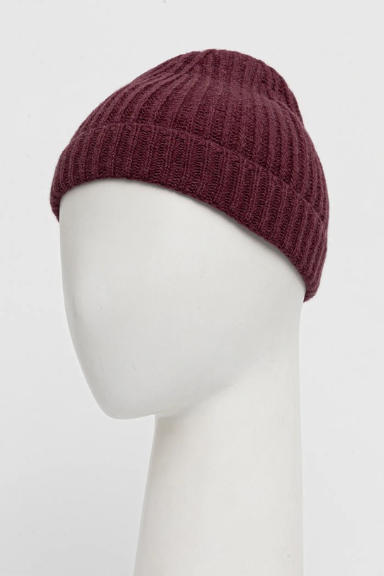 United Colors of Benetton căciulă de lână 1302U0724 burgundia AW25