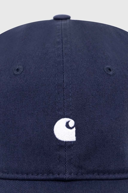 Pamučna kapa sa šiltom Carhartt WIP Madison Logo Cap I023750.2AHXX mornarsko plava AW24