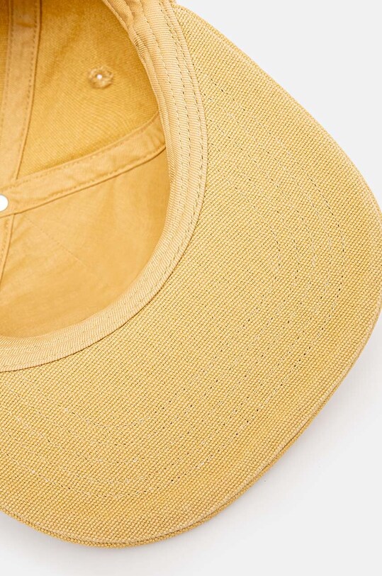 Бавовняна бейсболка Carhartt WIP Stamp Cap бежевий I033625.23FXX