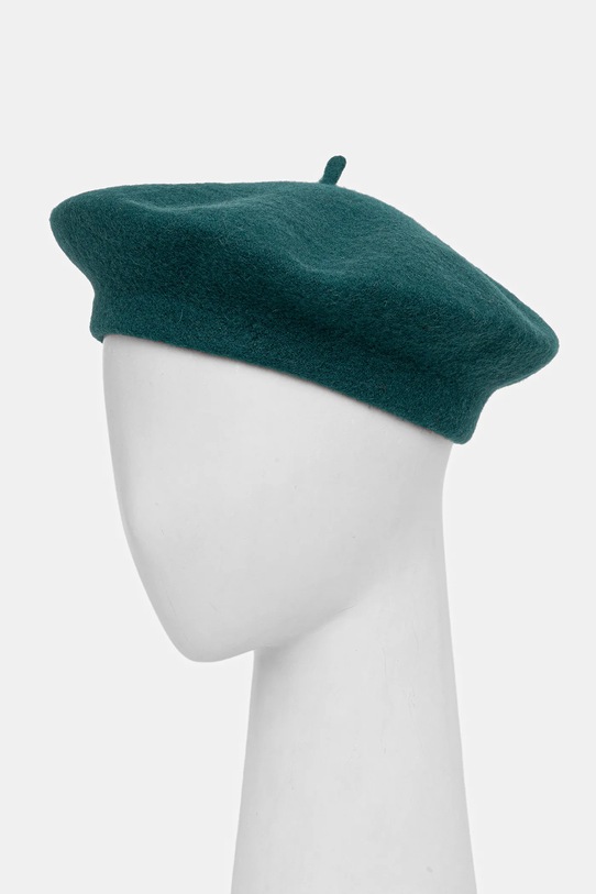 United Colors of Benetton beret wełniany wełna turkusowy 6HPKD41HF