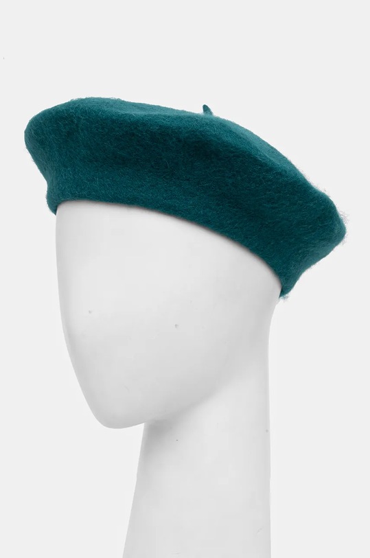Akcesoria United Colors of Benetton beret wełniany 6HPKD41HF zielony