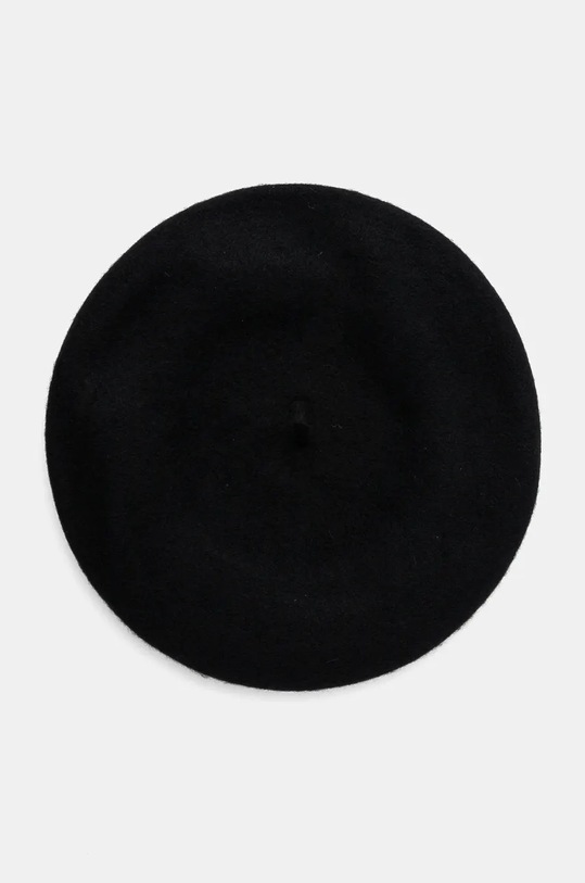 United Colors of Benetton beret wełniany wełna czarny 6HPKD41HF