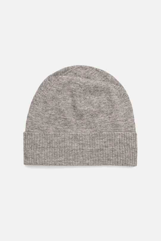 Vlnená čiapka United Colors of Benetton vlna sivá 1002DA010