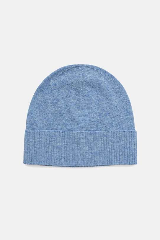 Vlnená čiapka United Colors of Benetton vlna modrá 1002DA010