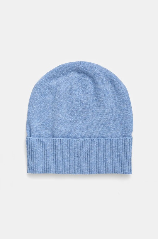 Vlněná čepice United Colors of Benetton směs modrá 1002DA010