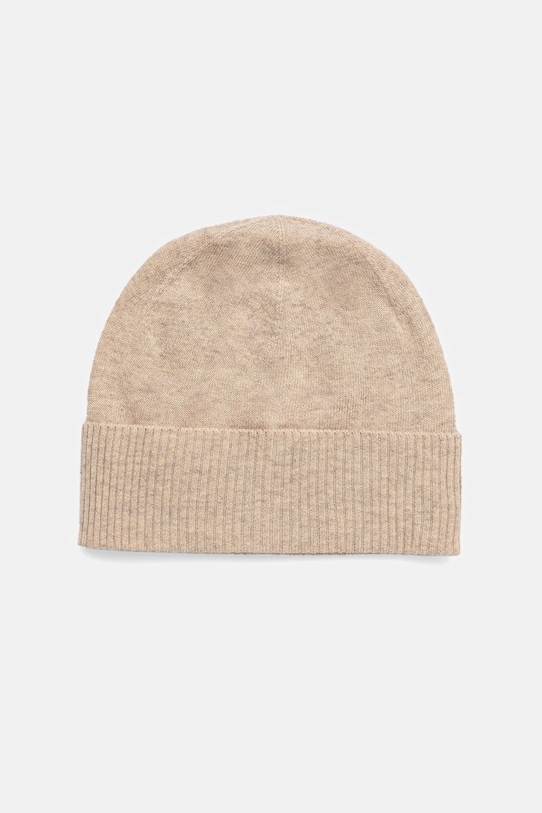United Colors of Benetton czapka wełniana wełna beżowy 1002DA010