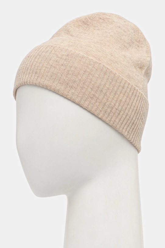 Akcesoria United Colors of Benetton czapka wełniana 1002DA010 beżowy