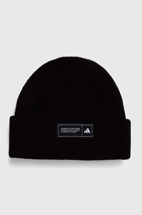 adidas caciula Essentials imprimeu negru IT4633