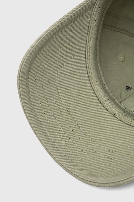 adidas czapka z daszkiem bawełniana zielony IY5418