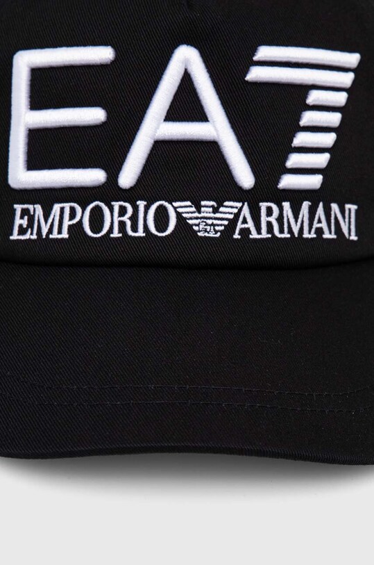 Хлопковая кепка EA7 Emporio Armani CC980.245091.42520 чёрный AW24