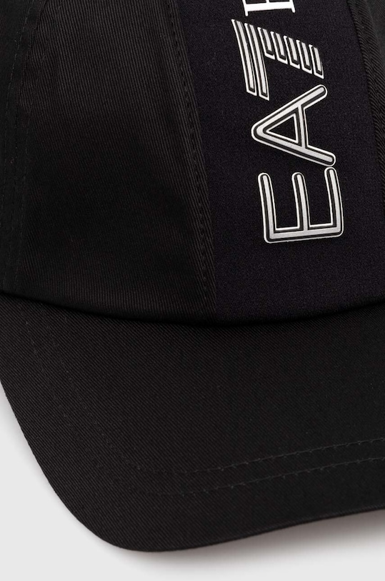 EA7 Emporio Armani șapcă de baseball din bumbac 4F103.245117.00020 negru AW24