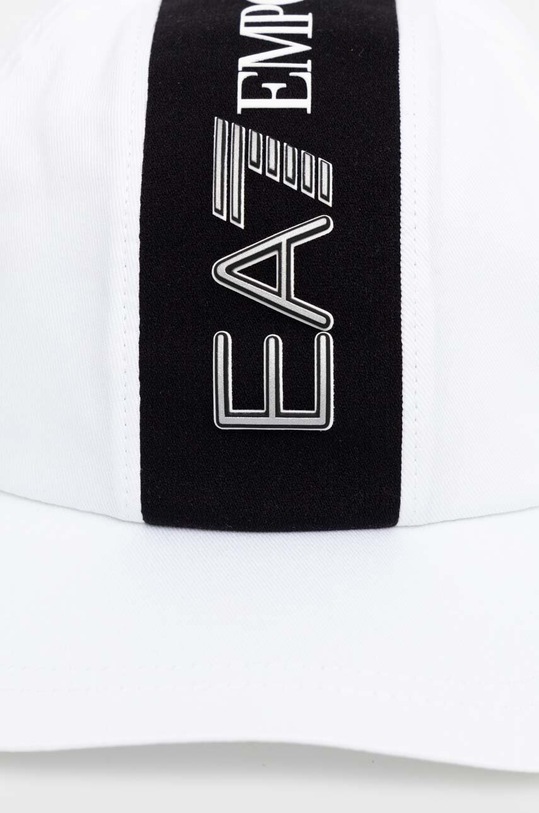 EA7 Emporio Armani șapcă de baseball din bumbac 4F103.245117.56010 alb AW24