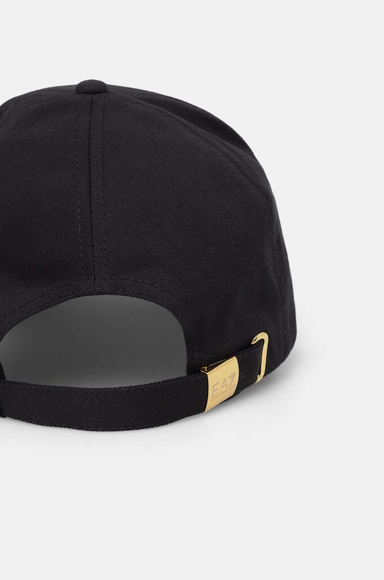 Бавовняна бейсболка EA7 Emporio Armani AF11989.7X000005.MC021 чорний SS25