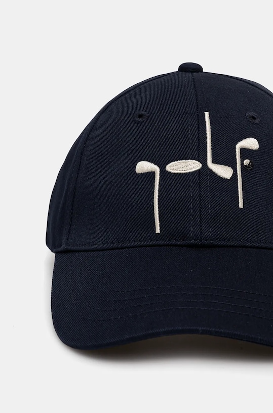 Хлопковая кепка EA7 Emporio Armani 4F300.245121.76136 тёмно-синий AW24