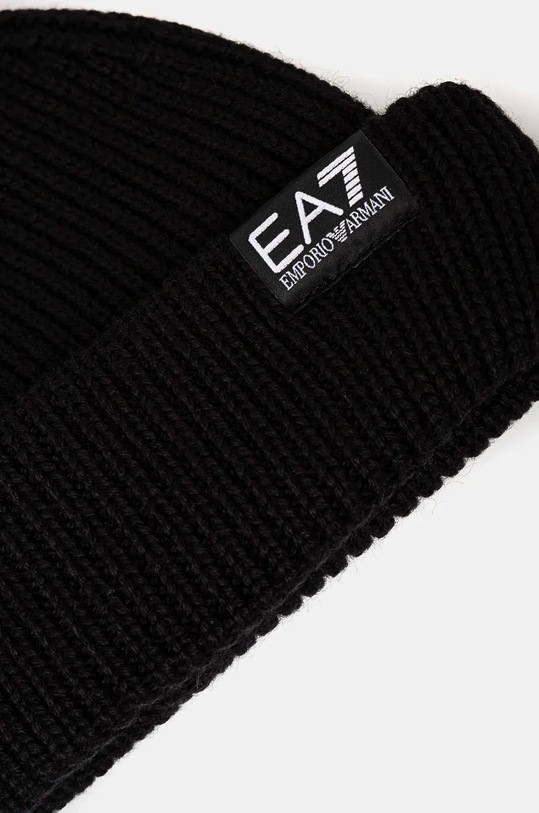 Doplňky Čepice z vlněné směsi EA7 Emporio Armani 4F200.244667.00020 černá