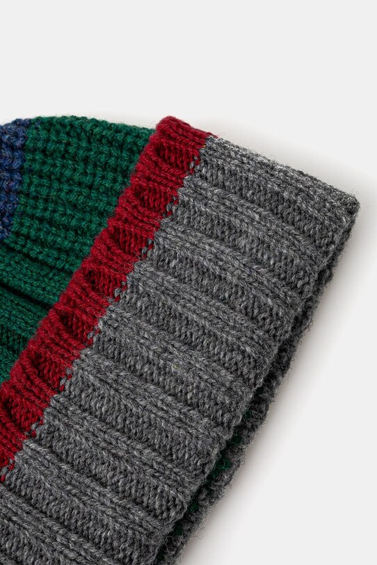 Akcesoria United Colors of Benetton czapka wełniana 123MKA00Q szary
