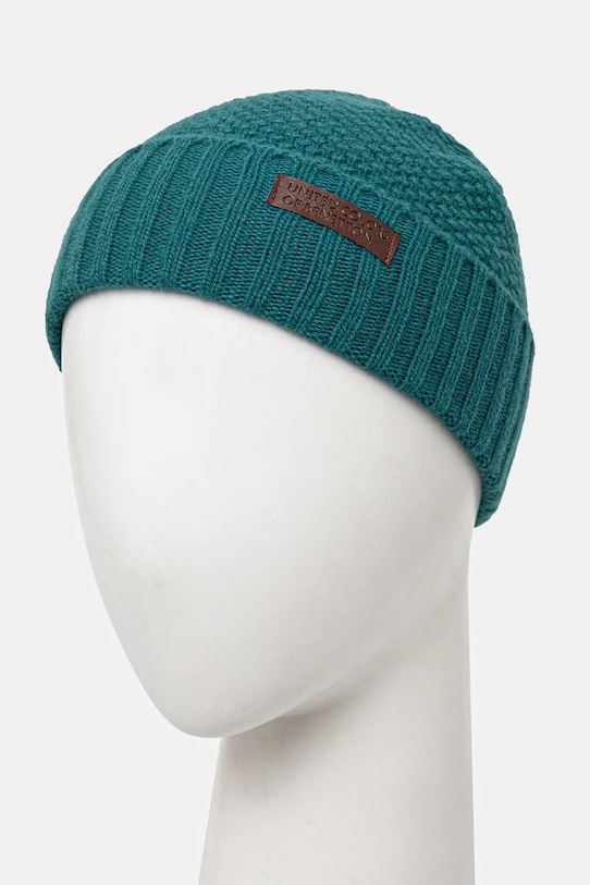 Vlněná čepice United Colors of Benetton 1344UA00P tyrkysová AW24