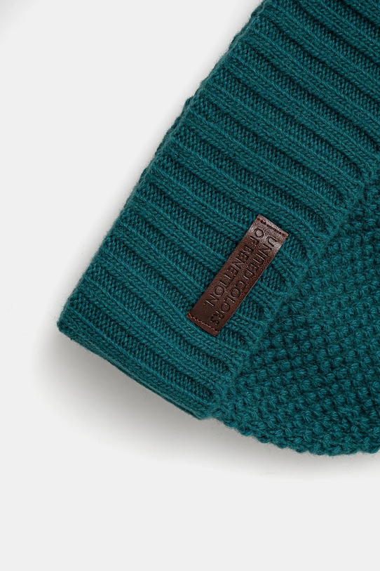 Doplňky Vlněná čepice United Colors of Benetton 1344UA00P tyrkysová