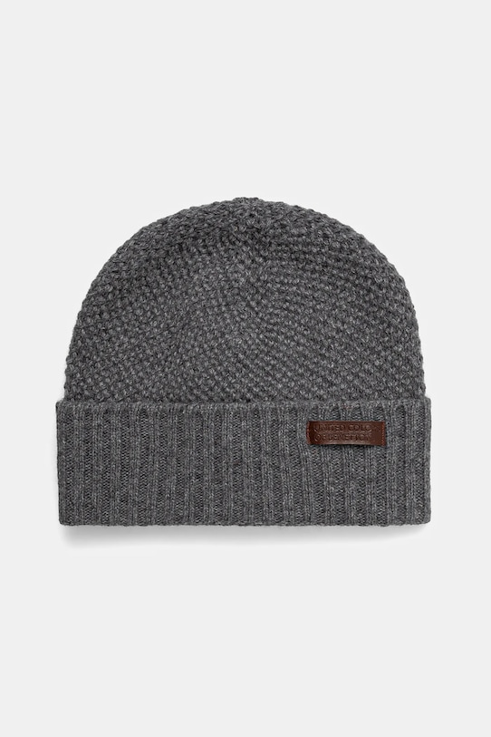 United Colors of Benetton caciula de lana uni gri 1344UA00P