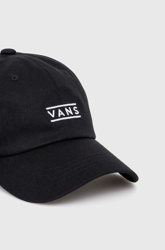 Vans șapcă de baseball din bumbac VN000HS6BLK1 negru AW24