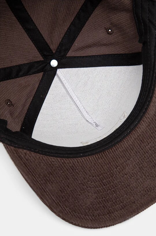 Vans șapcă de baseball din bumbac maro VN000HSF7YO1
