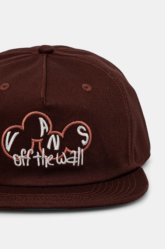 Vans șapcă de baseball din bumbac VN000HS97YO1 maro AW24