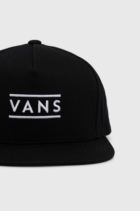 Vans șapcă de baseball din bumbac VN000HSFBLK1 negru AW24