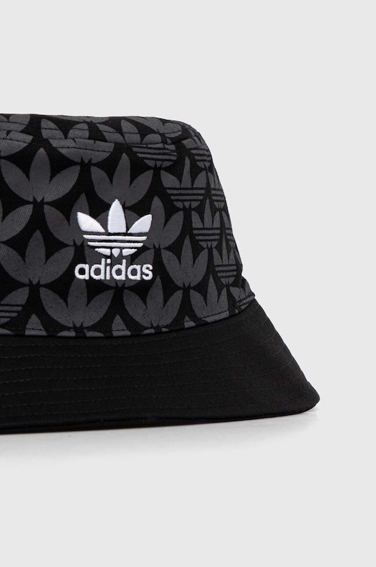 Βαμβακερό καπέλο adidas Originals IY1547 μαύρο AW24